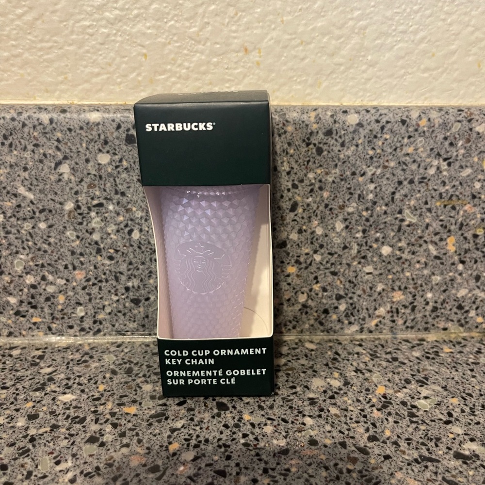 Icy Starbucks keychain brand new